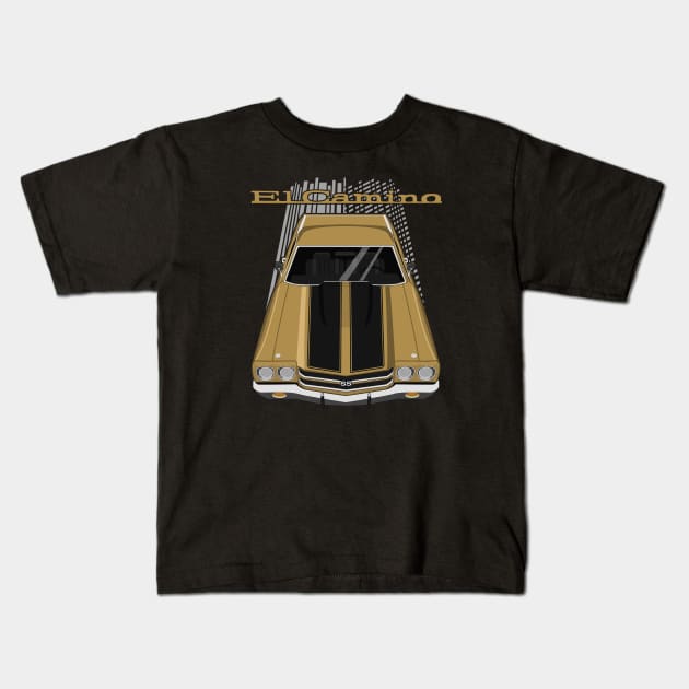 Chevrolet El Camino SS 1970 - gold Kids T-Shirt by V8social